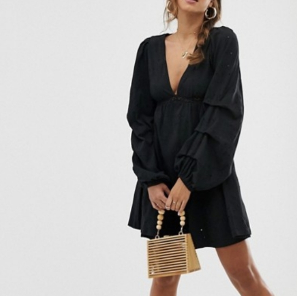 ASOS Eyelet Cotton Dress